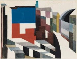 Cimetiere De Montmartre by Sophie Taeuber-Arp