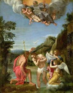 Baptism of Christ by Francesco Albani