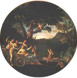 Venus at her Toilet by Francesco Albani