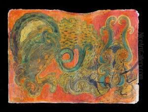 Untitled (dragon) by Rabindranath Tagore