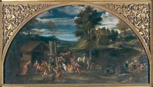 Landscape with the Adoration of the Magi by Francesco Albani