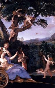 Spring (detail) by Francesco Albani