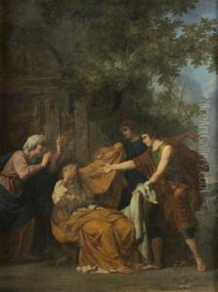 Les Freres De Joseph Apportant A Leur Pere Sa Tunique Ensanglantee - view 1