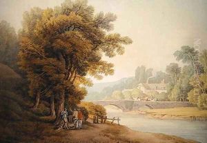 Dunsford Bridge by John White Abbott