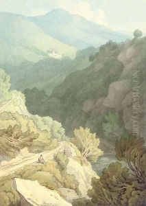 Sharper Tor with Sheep Tor beyond, Devon by John White Abbott