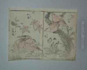Serie Des Oiseaux Au Japon by Katsushika Ii Taito