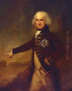 Admiral Alexander Hood, 1727-1814, 1st Viscount Bridport by Lemuel-Francis Abbott