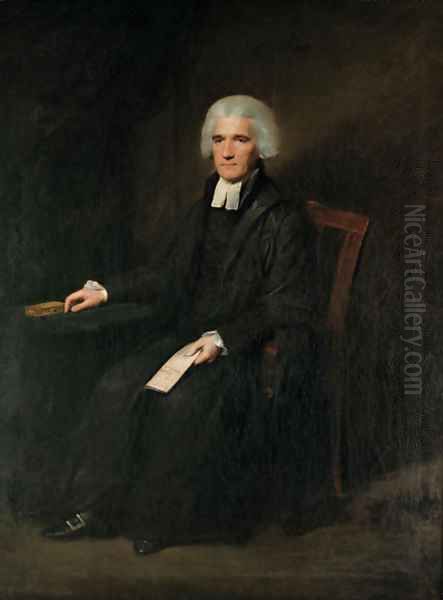Portrait of John Grant of Kilgraston (d.1793), full-length, seated, in black gown with white bands, a letter in his left hand - view 1