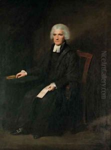 Portrait of John Grant of Kilgraston (d.1793), full-length, seated, in black gown with white bands, a letter in his left hand
