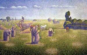 The Harvesters, 1892 by Charles Angrand