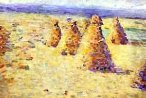 Hay Ricks In Normandy by Charles Angrand