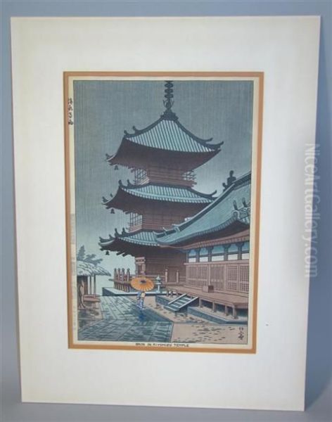 Rain In Kiyuumizu Temple - view 1