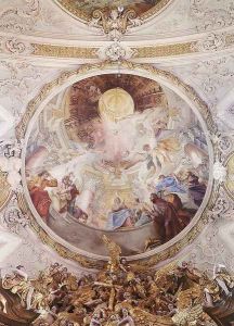 Pentecost by Cosmas Damian Asam