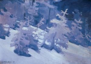 Swierczki W Sniegu, 1911 R. by Jan Talaga