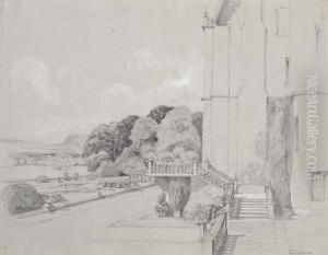 An Album Of Sketches Of Country Houses And Landscapes, Including Naworth Castle by Caroline Talbot