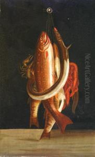 Still Life Of Fish, Eel And Lobster - view 1