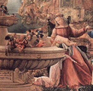 Rest On The Flight Into Egypt (detail) by Denys Van Alsloot
