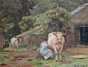 The Milkmaid by Algernon Talmage