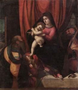 Sacra Famiglia E Santi
