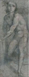 Recto: Figure D'homme Nu Debout
 Verso: Etude Partielle De Putto