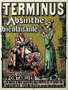 Terminus, Absinthe Bienfaisante, Pontarlier Vers 1895