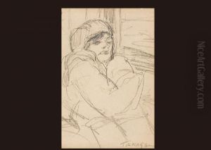 Dessin , 15.1x11.3cm, Signed, *ask For Conditionreport., Framed by Yasushi Tanaka