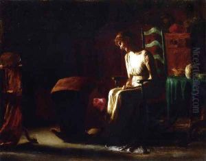 Woman in a Rocking Chair by Thomas Anshutz