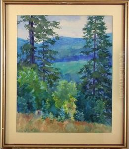 Waldlandschaft by Walter Tanck