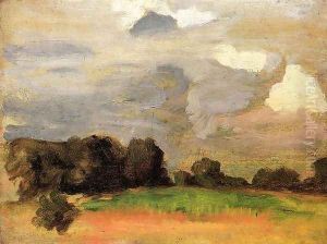 Landscape with Grey Sky by Thomas Anshutz