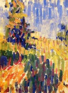 Landscape with Grey Sky I by Thomas Anshutz