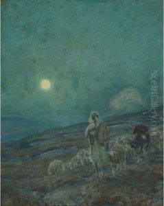 Shepherd And Flock by Henry Ossawa Tanner