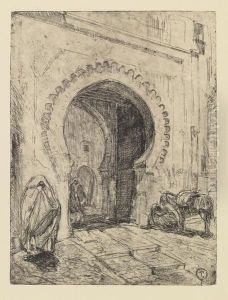 Gateway In Tangier. by Henry Ossawa Tanner