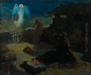 The Annunciation To The Shepherds by Henry Ossawa Tanner