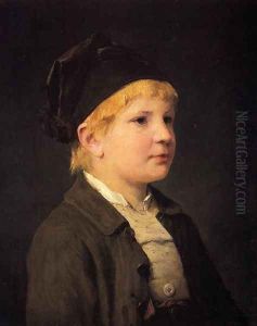 Portrait of a Young Boy by Albert Anker