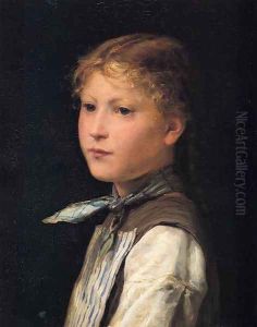 Portrait of a Young Girl by Albert Anker