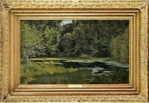 La Mare En Foret by Leon Louis Antoine Tanzi