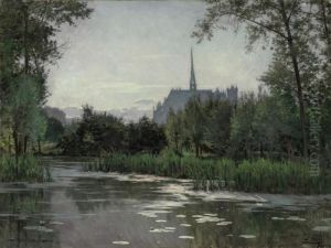Cathedrale Notre-dame D'amiens by Leon Louis Antoine Tanzi