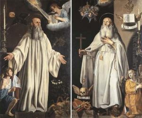 Saint Romuald; And Saint Benedict - view 1