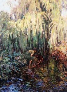 The Blue Pond by Luis Graner Arrufi