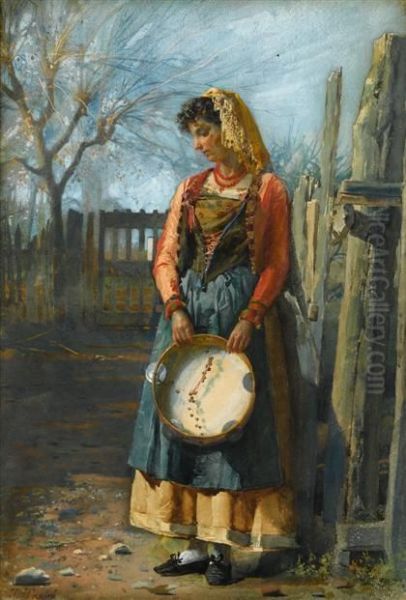 The Tambourine Player - view 1