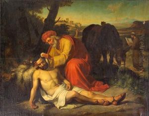 La Caridad Del Samaritano by Jose Tapiro Y Baro