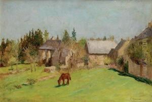 La Ferme by Edmond Tapissier