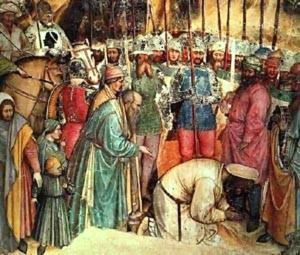 The Beheading of Saint George detail