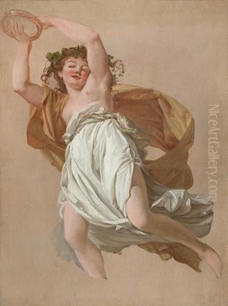 A Bacchante, Study For A Ceiling In Thelouvre - view 1