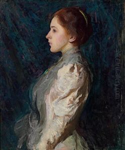 Mercie In Profile by Edmund Charles Tarbell