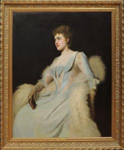 Portrait Of A Seatedlady by Edmund Charles Tarbell
