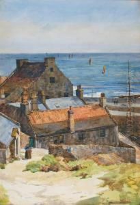 A Coastal Town Scene