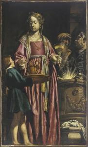 Artemisia Drinking The Ashes Of Her Husband Mausolus In Wine - view 1