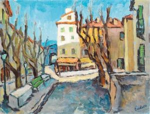 Place De Village by Victor Francois Tardieu