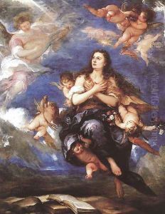 Assumption of Mary Magdalene by Jose Antolinez